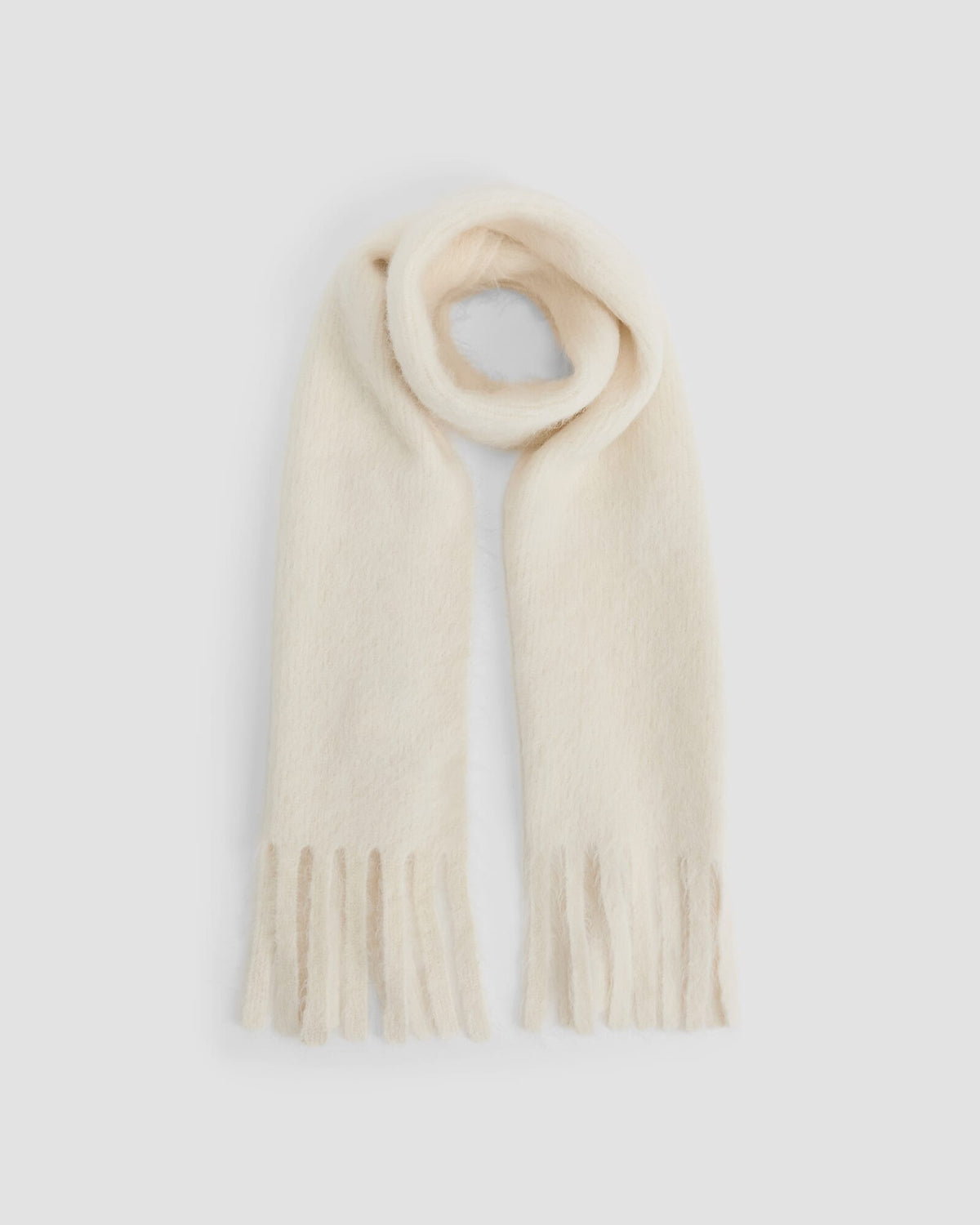 Alpaca Fringe Scarf